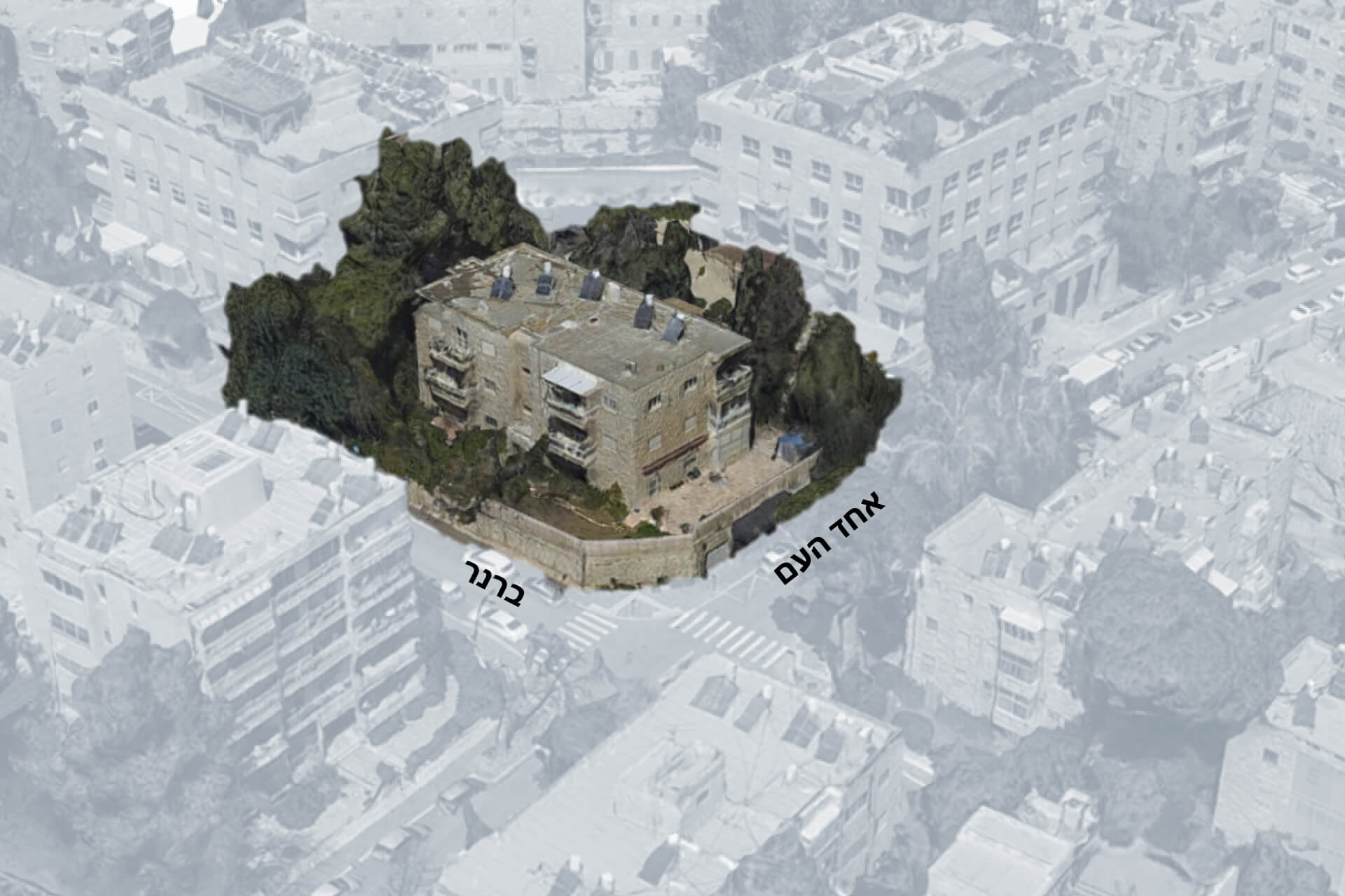 ברנר ירושלים מצב קיים