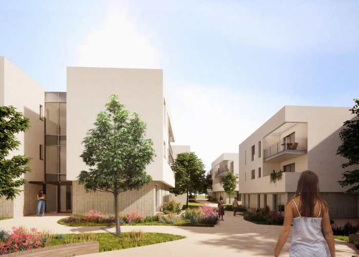 מגורים יקום מבט לחצר